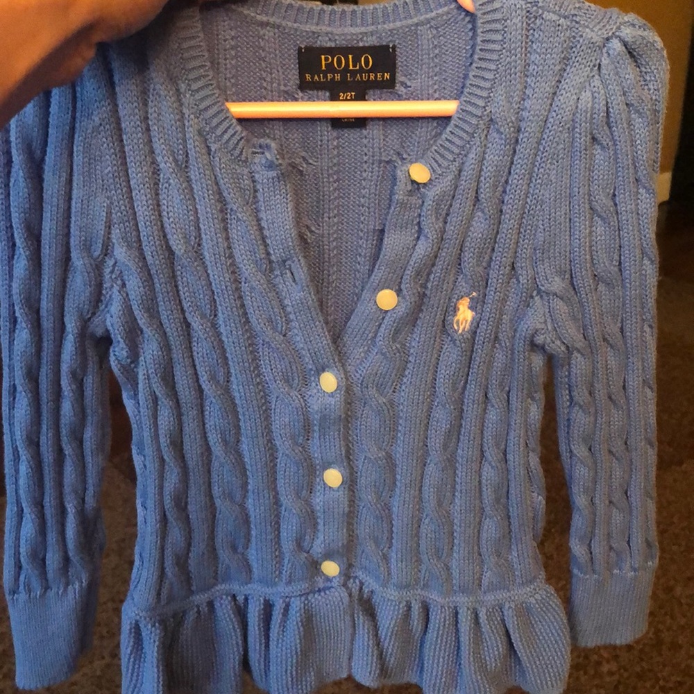 Toddler peplum sweater
